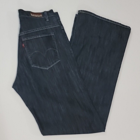 LEVI'S Capital E Super-Hi Wide High Waist Wide Leg Jeans size 31 - Picture 1 of 11